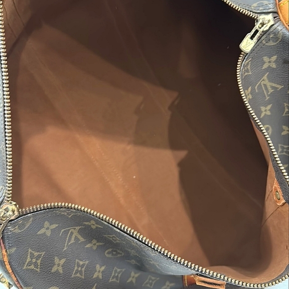 π€ Louis Vuitton Brown Monogram Keepall Duffel Bag Pre-owned - Picture 6 of 15
